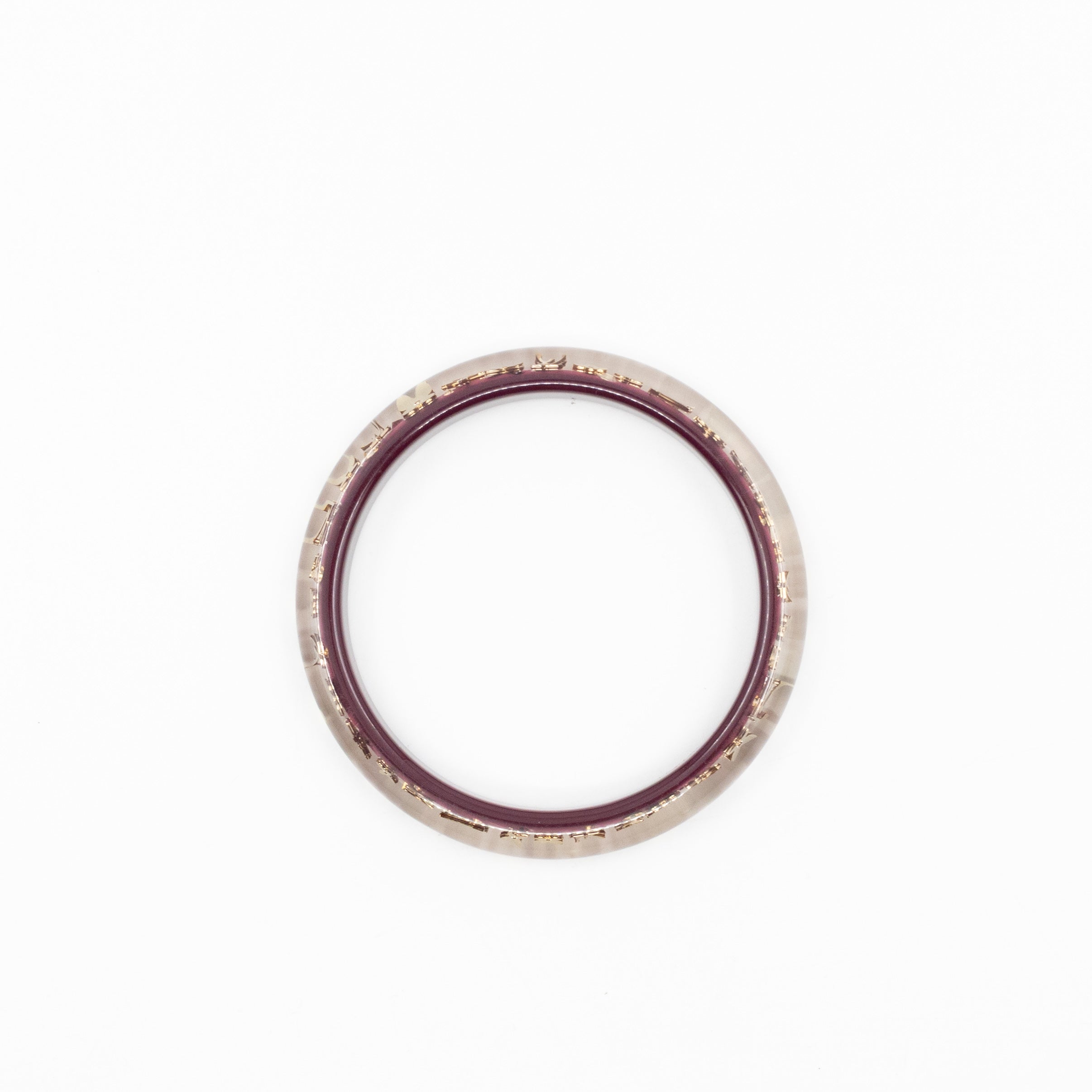 Inclusion Bracelet S+ Burgundy Gold