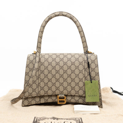 Gucci x Balenciaga The Hacker Project Hourglass Bag Medium GG Supreme