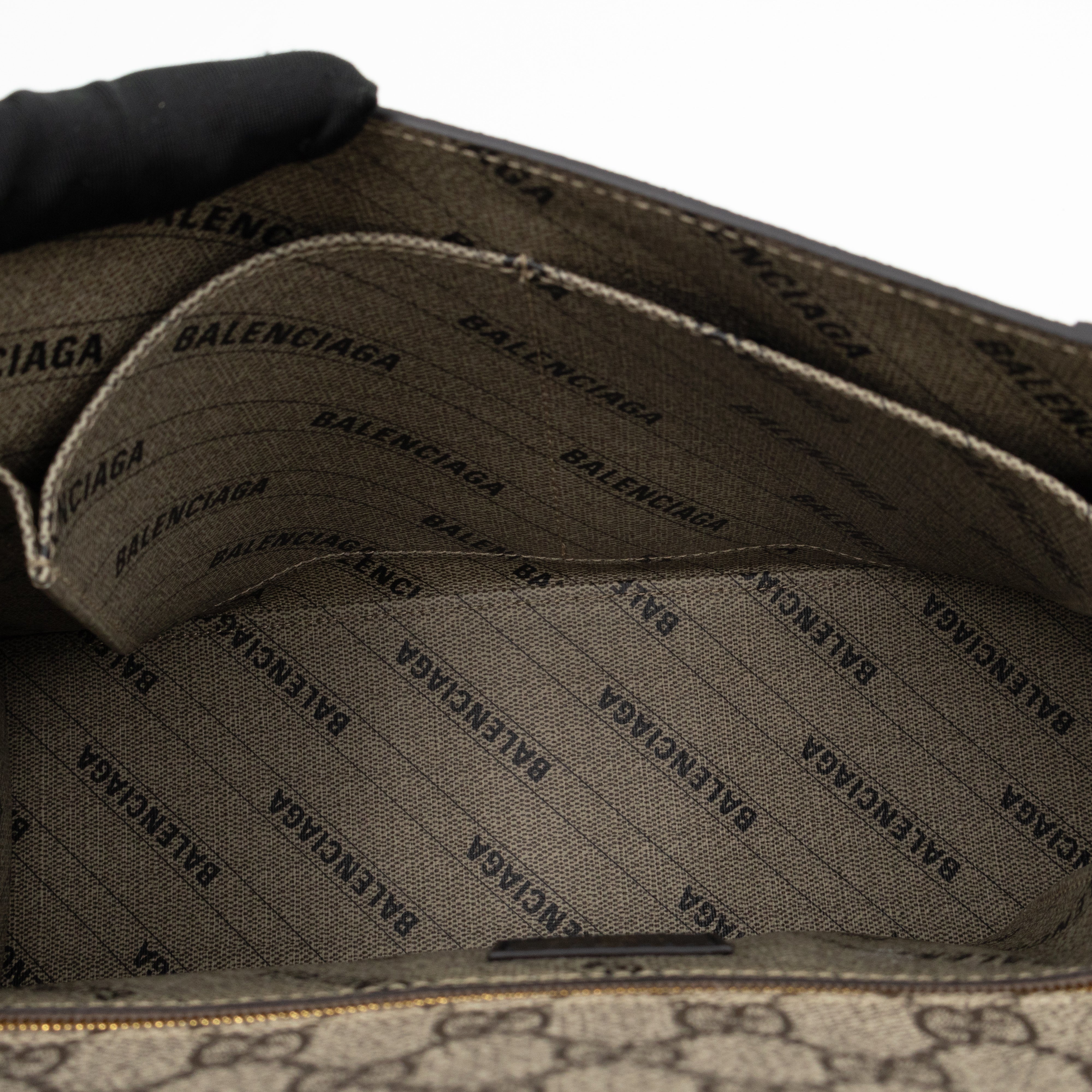 Gucci x Balenciaga The Hacker Project Hourglass Bag Medium GG Supreme