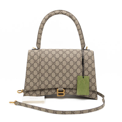 Gucci x Balenciaga The Hacker Project Hourglass Bag Medium GG Supreme