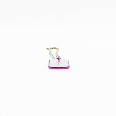 CD Couture Plate Pendant Necklace Multicolor