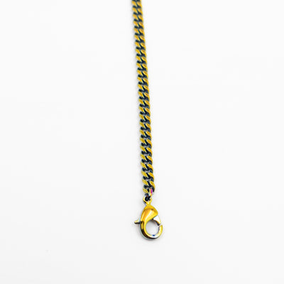 CD Couture Plate Pendant Necklace Multicolor