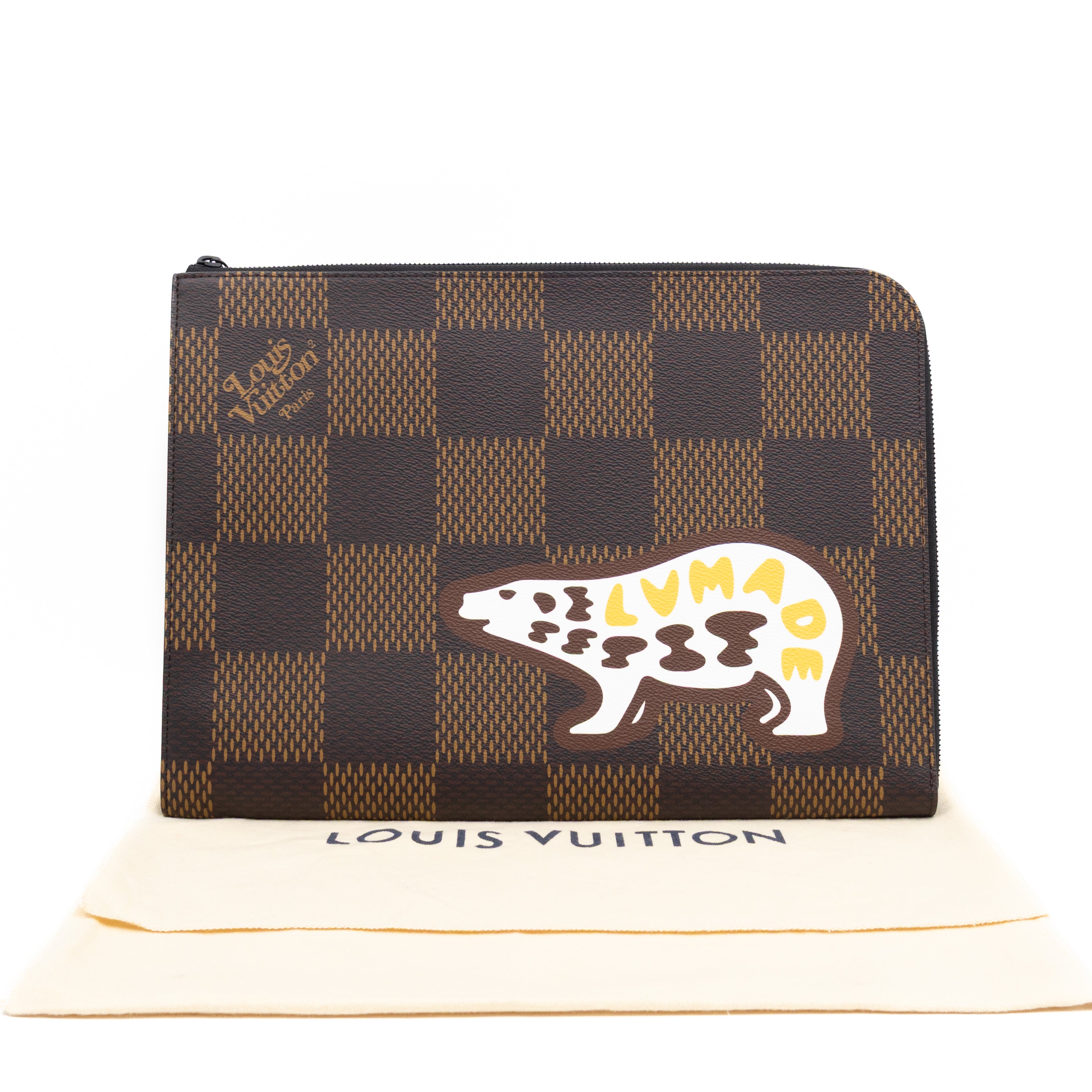 LV x Nigo Pochette Jour GM Giant Damier Ebene