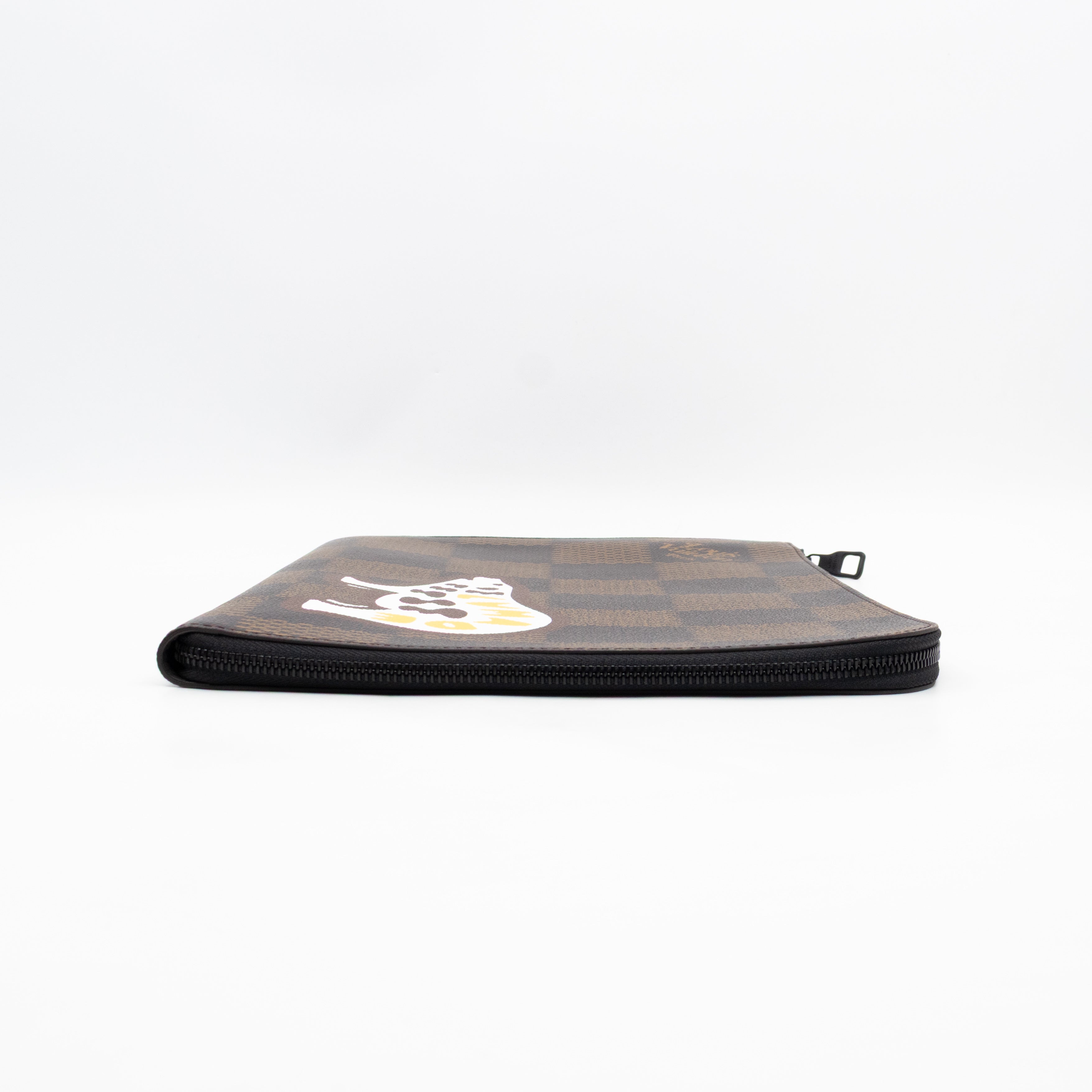 LV x Nigo Pochette Jour GM Giant Damier Ebene