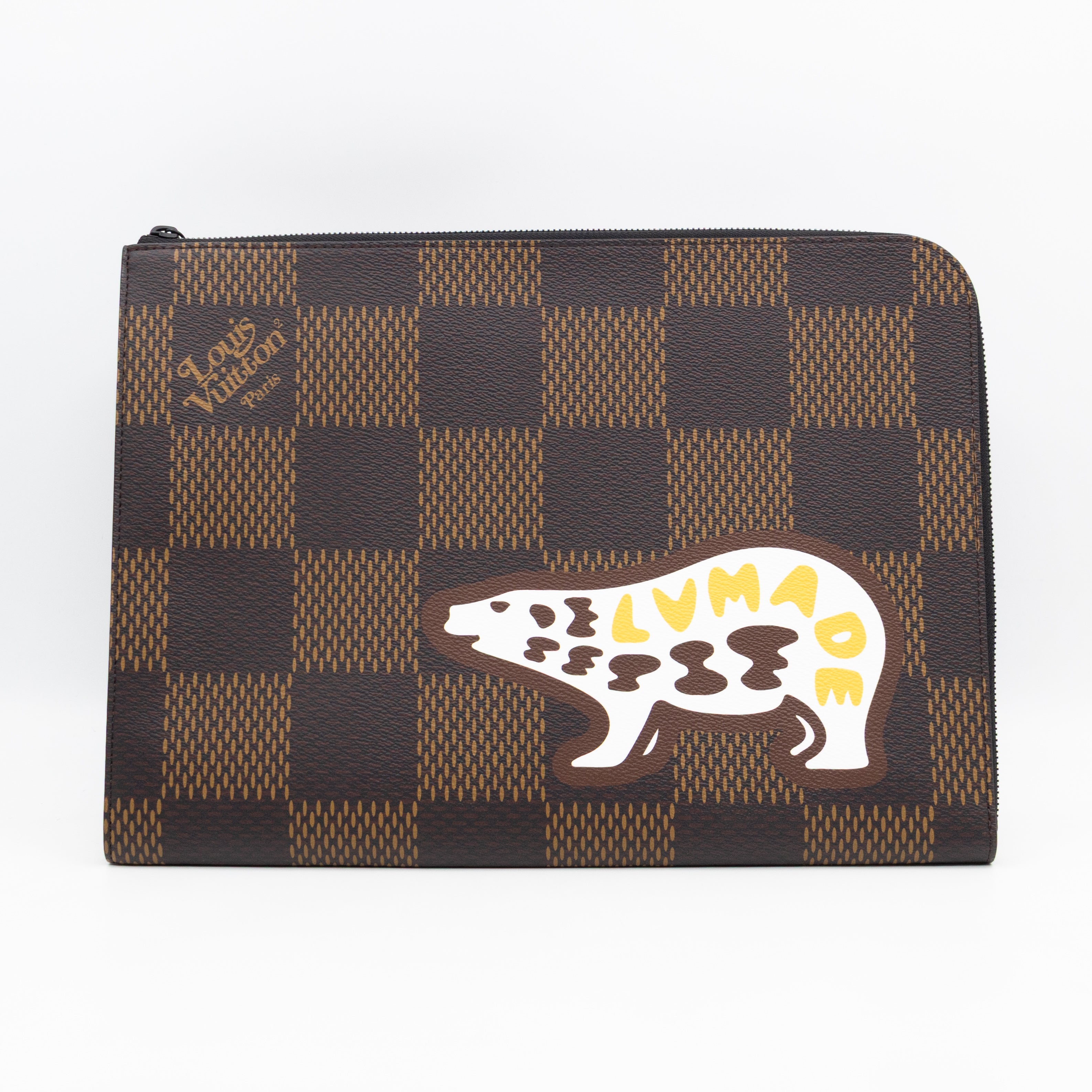 LV x Nigo Pochette Jour GM Giant Damier Ebene