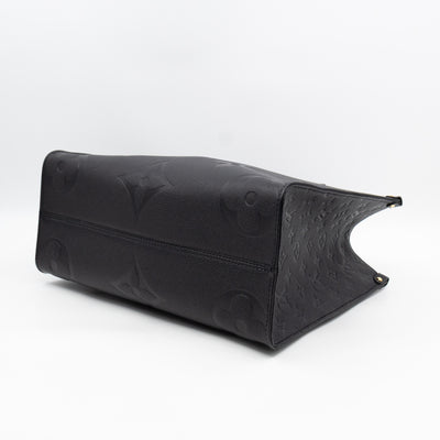 Onthego MM Black Monogram Empreinte