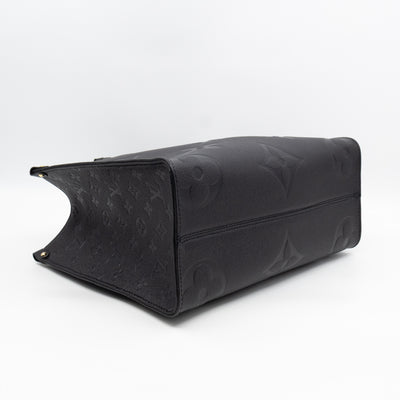 Onthego MM Black Monogram Empreinte