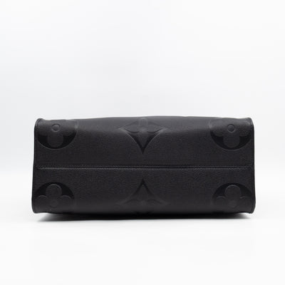 Onthego MM Black Monogram Empreinte