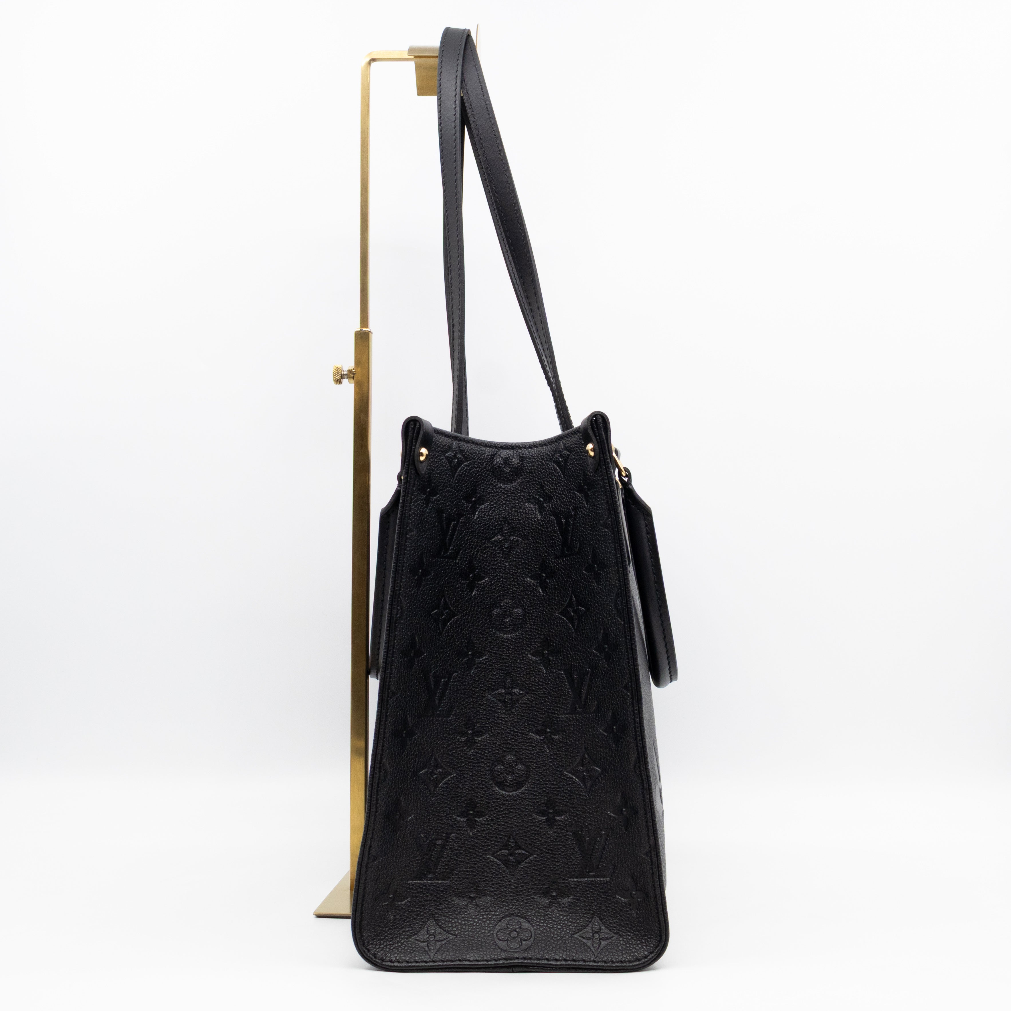 Onthego MM Black Monogram Empreinte
