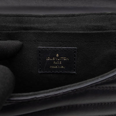 New Wave PM Shoulder Bag Black Leather