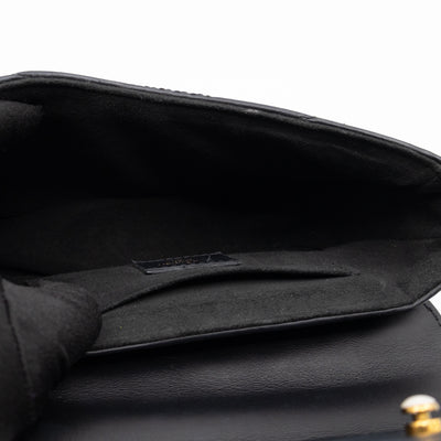 New Wave PM Shoulder Bag Black Leather
