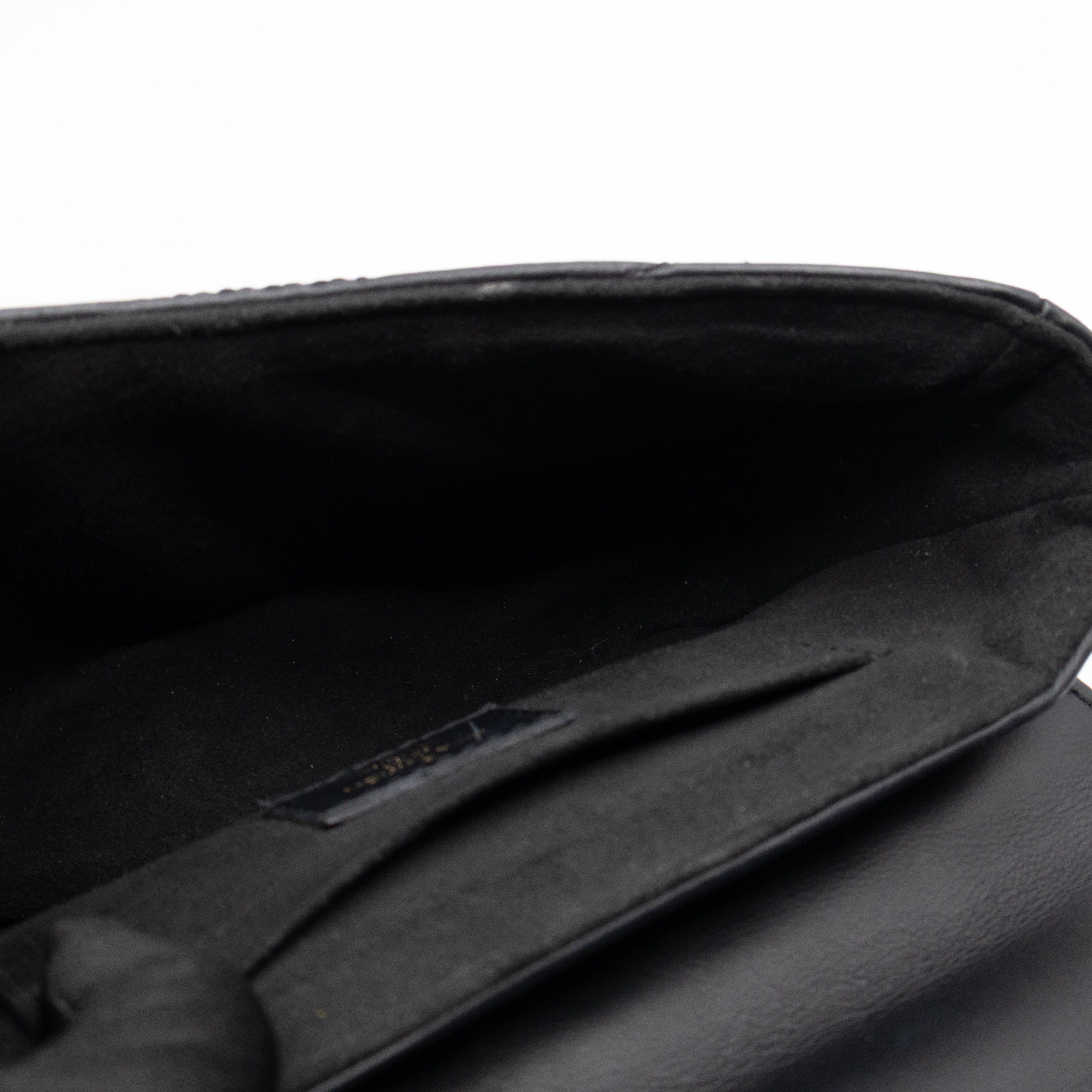 New Wave PM Shoulder Bag Black Leather