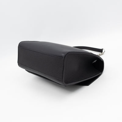 Mylockme Chain Bag Black Leather