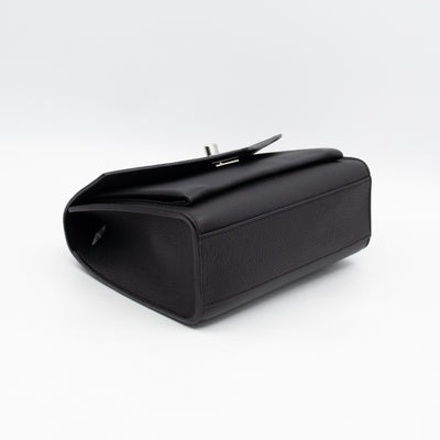 Mylockme Chain Bag Black Leather