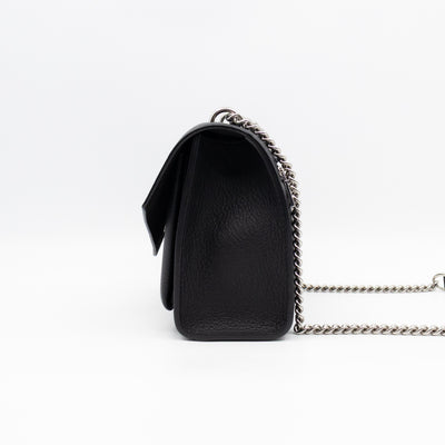Mylockme Chain Bag Black Leather