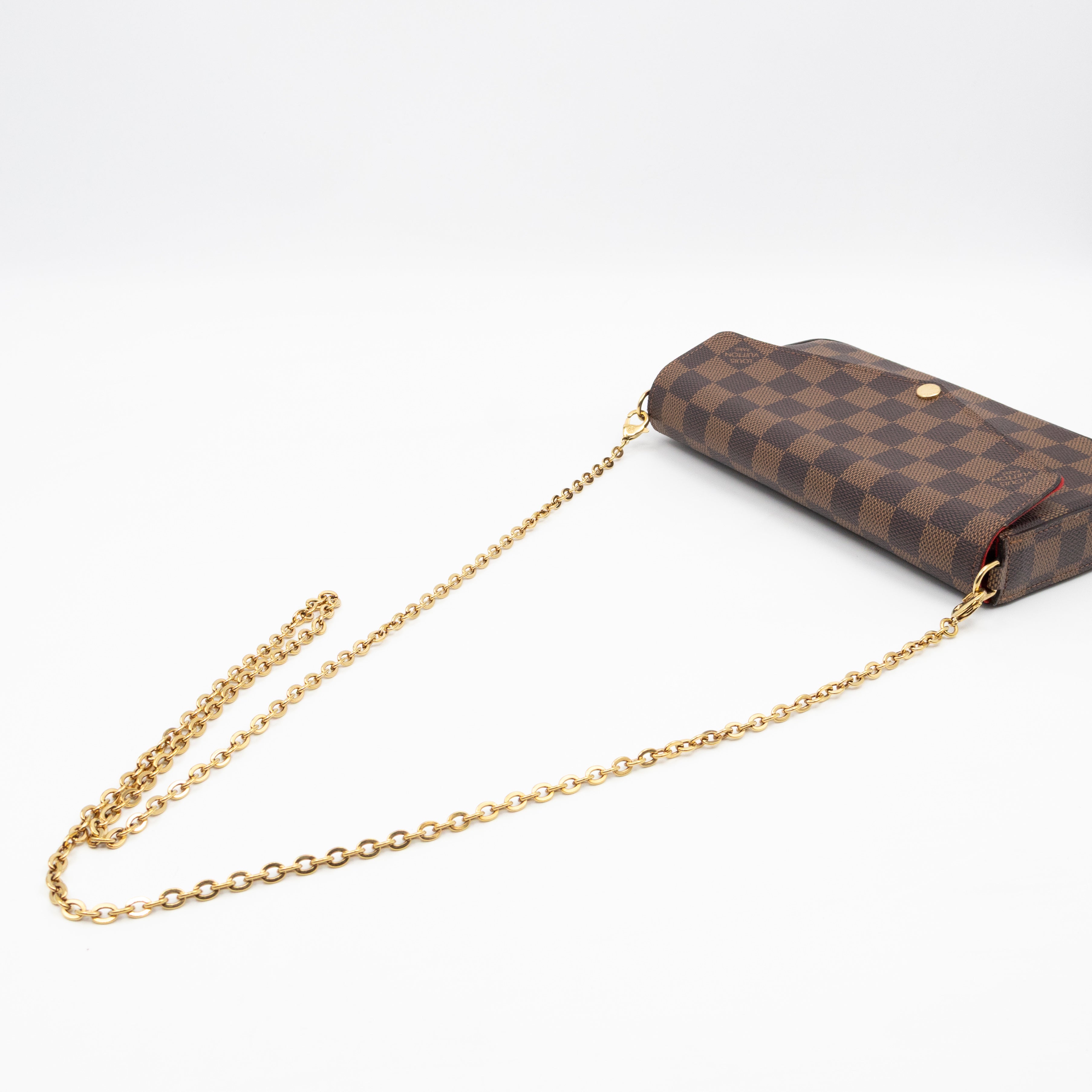 Pochette Felicie Damier Ebene