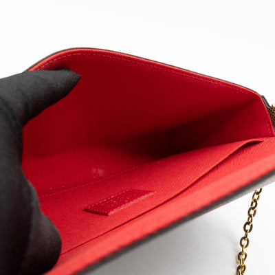 Pochette Felicie Damier Ebene