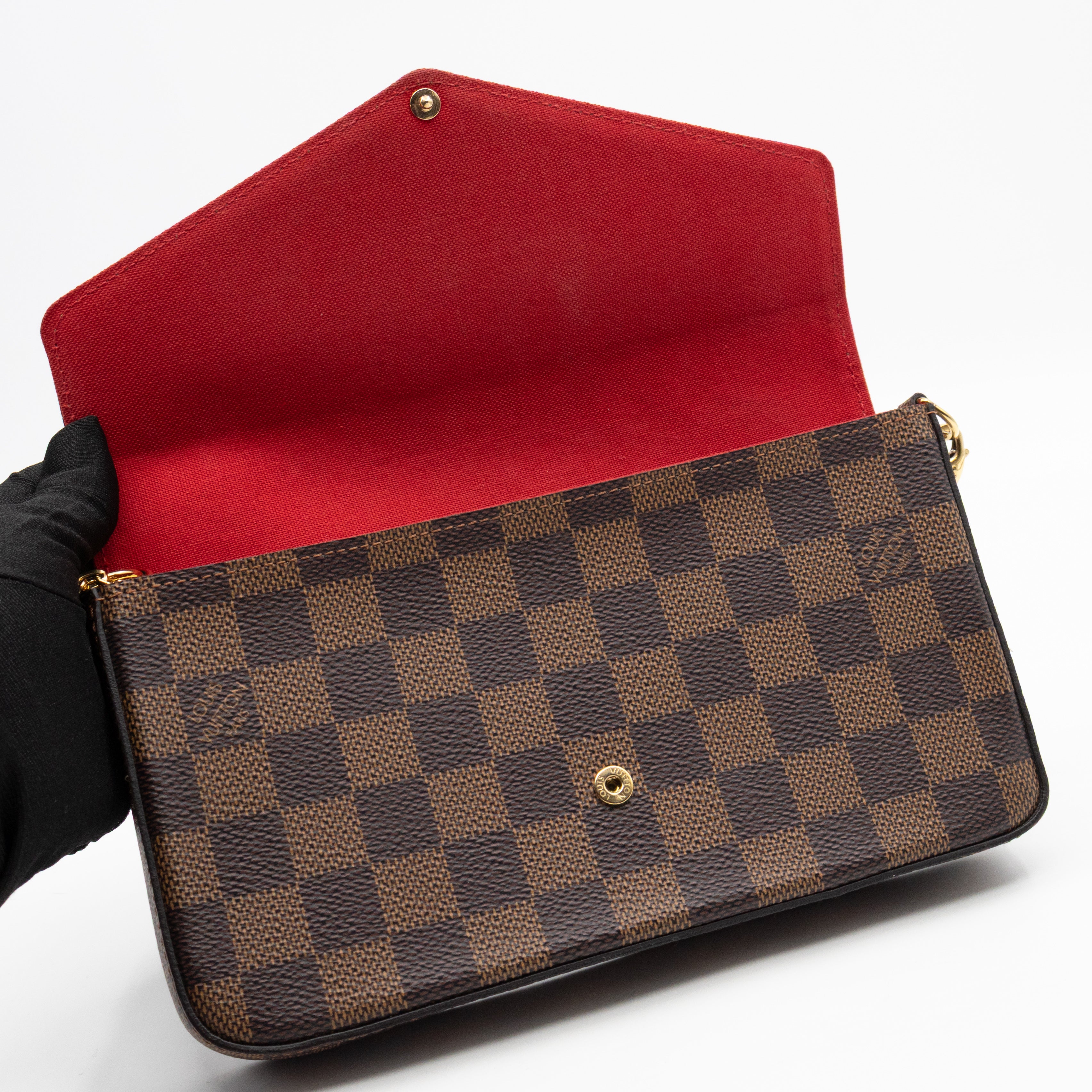Pochette Felicie Damier Ebene