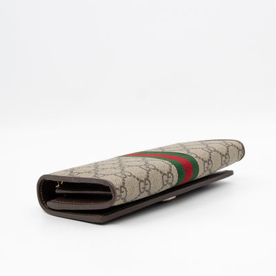Ophidia Chain Wallet GG Supreme Brown