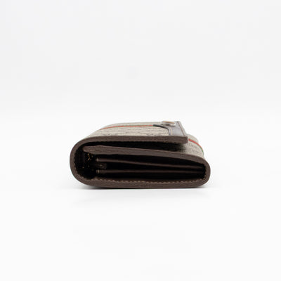 Ophidia Chain Wallet GG Supreme Brown