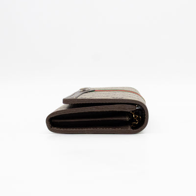 Ophidia Chain Wallet GG Supreme Brown