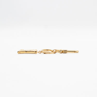 Facettes Bag Charm & Key Holder Gold