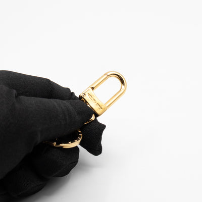 Facettes Bag Charm & Key Holder Gold