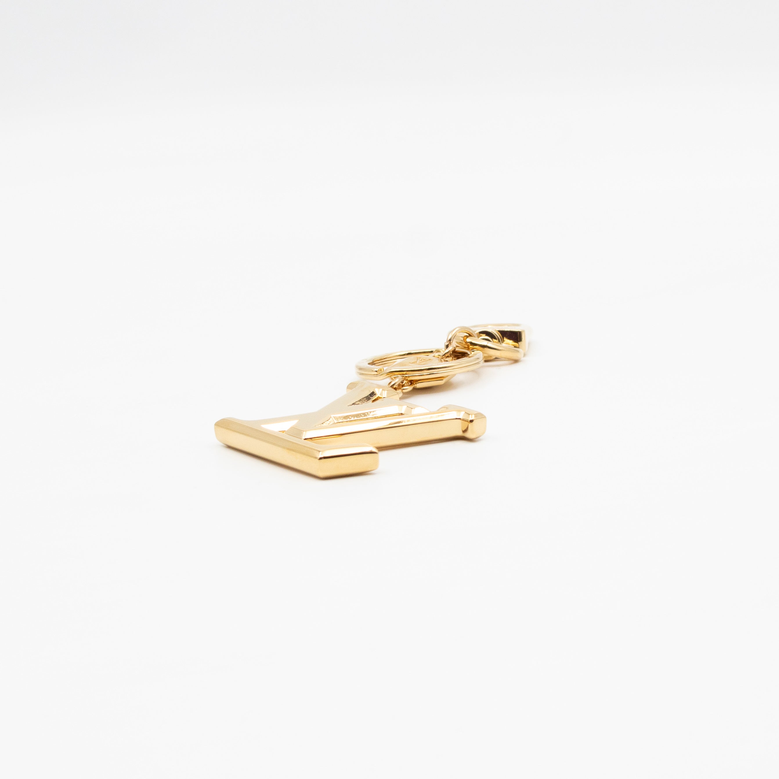 Facettes Bag Charm & Key Holder Gold