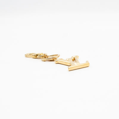 Facettes Bag Charm & Key Holder Gold