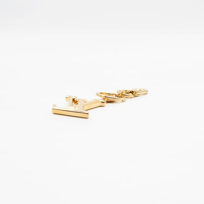 Facettes Bag Charm & Key Holder Gold