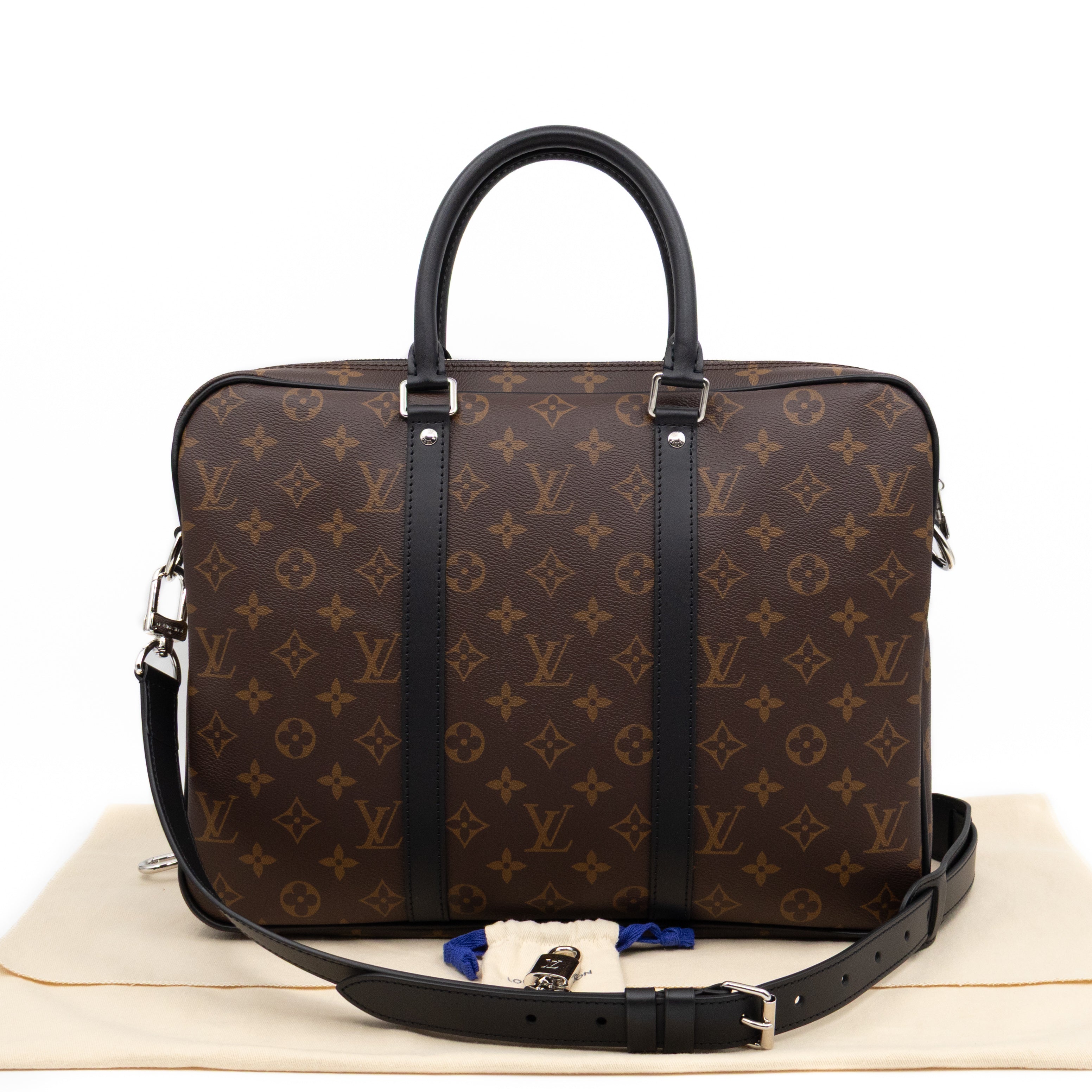 Porte-Documents Voyage PM Monogram Macassar