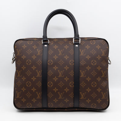 Porte-Documents Voyage PM Monogram Macassar