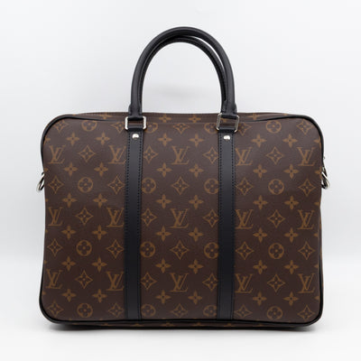 Porte-Documents Voyage PM Monogram Macassar