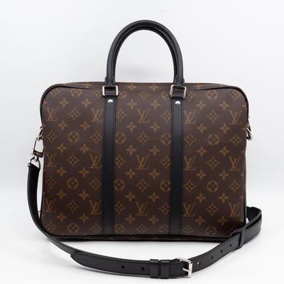 Porte-Documents Voyage PM Monogram Macassar