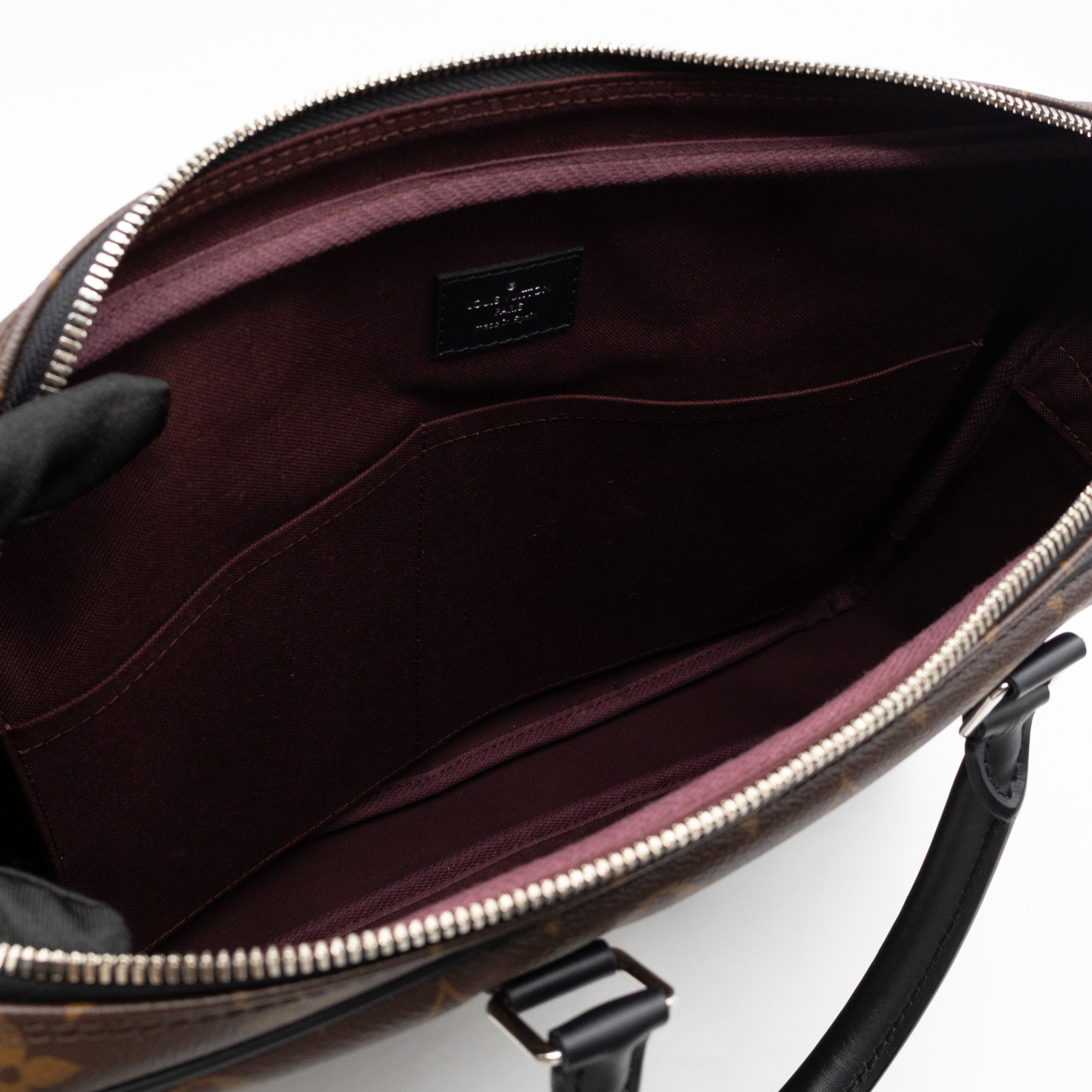 Porte-Documents Voyage PM Monogram Macassar