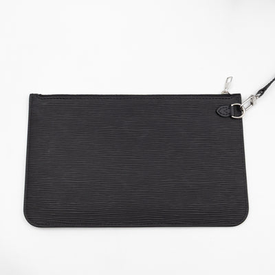 Neverfull MM Black Epi Leather with Pochette