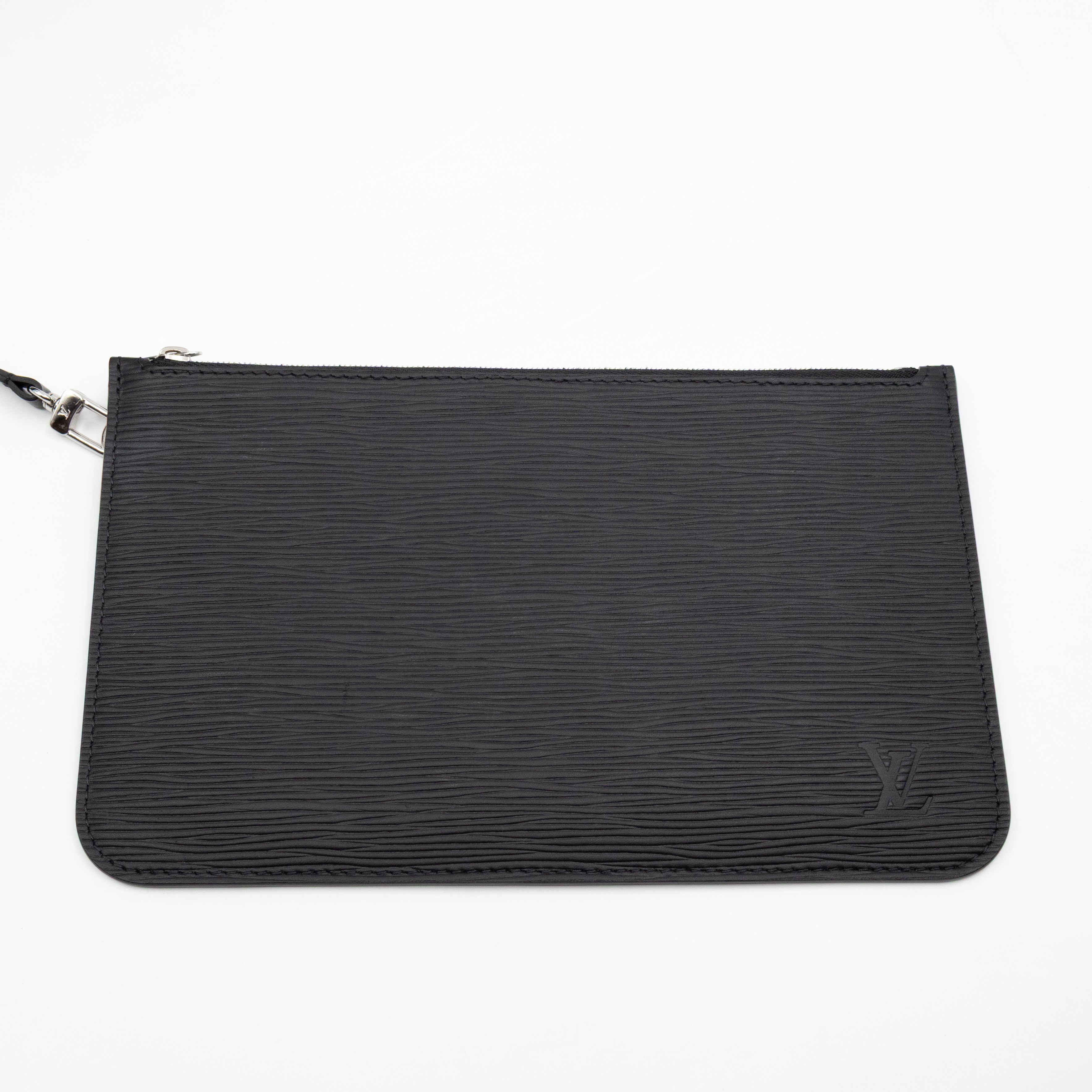 Neverfull MM Black Epi Leather with Pochette