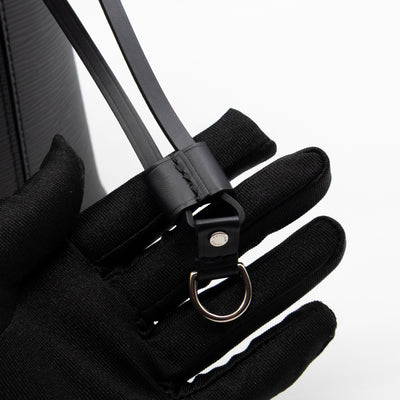 Neverfull MM Black Epi Leather with Pochette