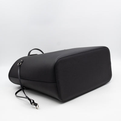 Neverfull MM Black Epi Leather with Pochette