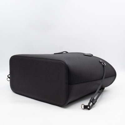 Neverfull MM Black Epi Leather with Pochette