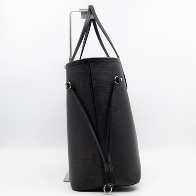 Neverfull MM Black Epi Leather with Pochette