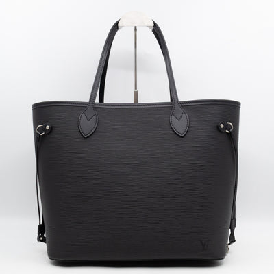 Neverfull MM Black Epi Leather with Pochette