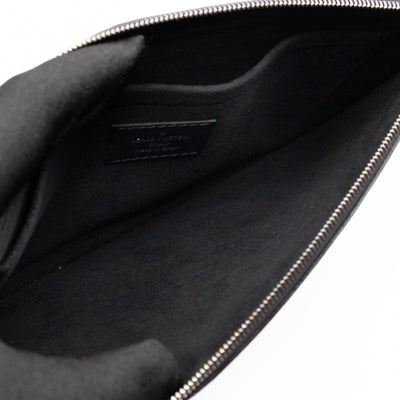 Neverfull MM Black Epi Leather with Pochette