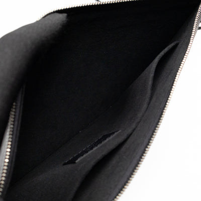Neverfull MM Black Epi Leather with Pochette
