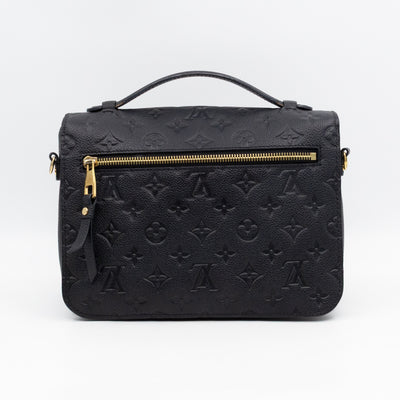 Pochette Metis Black Monogram Empreinte Leather