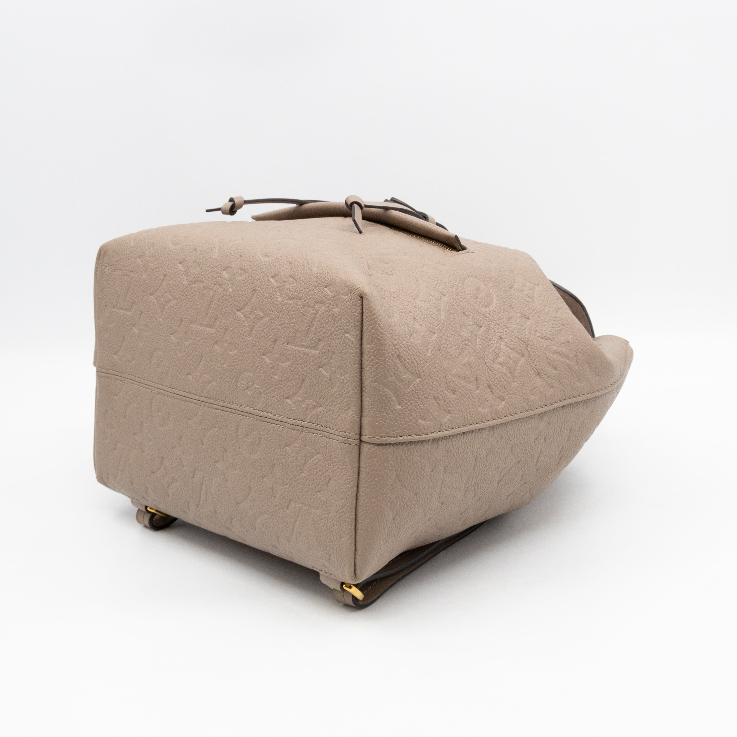 Montsouris PM Backpack Tourterelle Monogram Empreinte