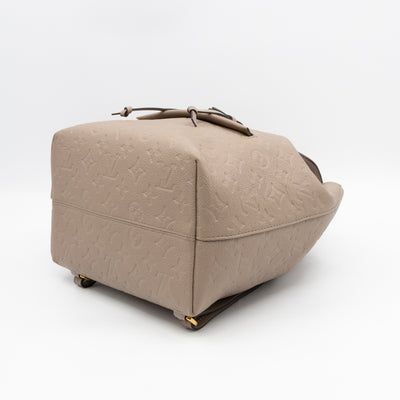 Montsouris PM Backpack Tourterelle Monogram Empreinte