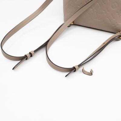 Montsouris PM Backpack Tourterelle Monogram Empreinte
