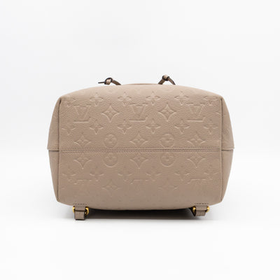Montsouris PM Backpack Tourterelle Monogram Empreinte