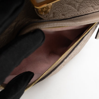 Montsouris PM Backpack Tourterelle Monogram Empreinte